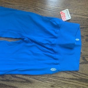 Free People Blue Flare Pants